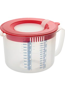 Dr. Oetker Pojemnik w kolorze czerwonym z miarką - 2,2 l ze sklepu Limango Polska w kategorii Akcesoria kuchenne - zdjęcie 173947793