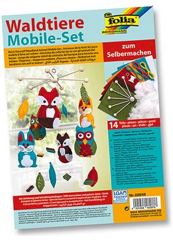 folia PAPER Zestaw &quot;Mobile forest animals&quot; ze wzorem do rękodzieła ze sklepu Limango Polska w kategorii Zabawki - zdjęcie 173948111