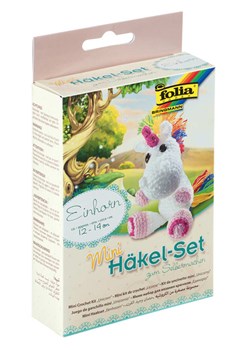 folia PAPER Mini zestaw &quot;Unicorn&quot; do szydełkowania - 8+ ze sklepu Limango Polska w kategorii Zabawki - zdjęcie 173948301