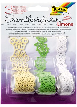 folia PAPER Aksamitne bordiury &quot;Lime&quot; w różnych kolorach - 3 x 1 m ze sklepu Limango Polska w kategorii Zabawki - zdjęcie 173949064