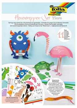folia PAPER Zestaw "Springy step" ze wzorem do rękodzieła ze sklepu Limango Polska w kategorii Zabawki - zdjęcie 173949973