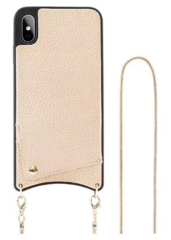 SWEET ACCESS Case w kolorze beżowym z łańcuszkiem do iPhone X/XS ze sklepu Limango Polska w kategorii Etui - zdjęcie 173950721