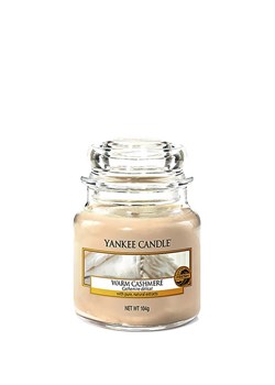 Yankee Candle Mała świeca zapachowa - Warm Cashmere - 104 g ze sklepu Limango Polska w kategorii Świece i dyfuzory - zdjęcie 173951161