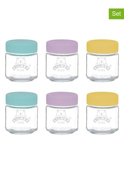 Kilner Kolorowe słoiczki (6 szt.) - 6 x 110 ml ze sklepu Limango Polska w kategorii Pojemniki kuchenne - zdjęcie 173951393