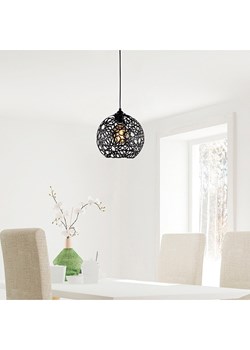ABERTO DESIGN Lampa wisząca w kolorze czarnym - wys. 119 x Ø 25 cm ze sklepu Limango Polska w kategorii Oświetlenie - zdjęcie 173951801