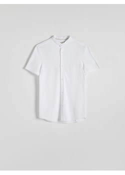 Reserved - Koszula slim fit ze stójką - biały ze sklepu Reserved w kategorii Koszule męskie - zdjęcie 173952581