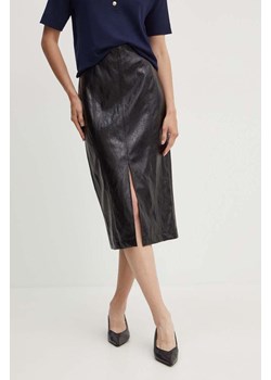 Marella spódnica kolor czarny midi prosta 2423106071200 ze sklepu ANSWEAR.com w kategorii Spódnice - zdjęcie 173953900
