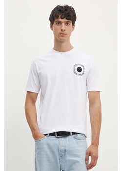 PLEIN SPORT t-shirt bawełniany męski kolor biały z aplikacją FADC MTK7542 STE003N ze sklepu ANSWEAR.com w kategorii T-shirty męskie - zdjęcie 173953992