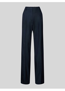 Spodnie materiałowe z prostą nogawką i zakładkami w pasie model ‘Taleco’ ze sklepu Peek&Cloppenburg  w kategorii Spodnie damskie - zdjęcie 173954362