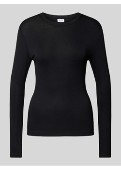 Bluzka z długim rękawem i okrągłym dekoltem model ‘ALEXIA’ ze sklepu Peek&Cloppenburg  w kategorii Bluzki damskie - zdjęcie 173954432