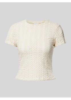 Bluzka z ażurowym wzorem ze sklepu Peek&Cloppenburg  w kategorii Bluzki damskie - zdjęcie 173954510
