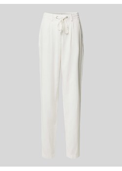 Spodnie materiałowe z elastycznym pasem ze sklepu Peek&Cloppenburg  w kategorii Spodnie damskie - zdjęcie 173954590