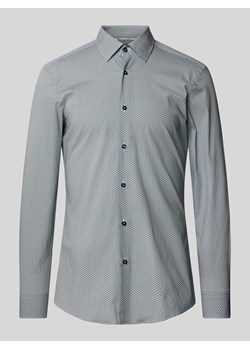 Koszula biznesowa o kroju slim fit z kołnierzykiem typu kent model ‘Hank’ ze sklepu Peek&Cloppenburg  w kategorii Koszule męskie - zdjęcie 173954603