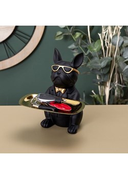 Rétro Chic Dekoracja &quot;Bulldog&quot; w kolorze złoto-czarnym - 27 x 21 x 17 cm ze sklepu Limango Polska w kategorii Dekoracje - zdjęcie 173954834