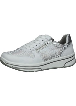 Ara Shoes Skórzane sneakersy w kolorze srebrno-białym ze sklepu Limango Polska w kategorii Buty sportowe damskie - zdjęcie 173955170