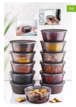 Violeta Home Pojemniki (12 szt.) w kolorze szarym - 400 ml ze sklepu Limango Polska w kategorii Pojemniki kuchenne - zdjęcie 173955313