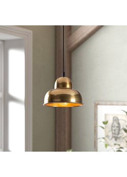 ABERTO DESIGN Lampa wisząca &quot;Barceste &quot; w kolorze złotym - wys. 20 x Ø 20 cm ze sklepu Limango Polska w kategorii Lampy sufitowe - zdjęcie 173955431