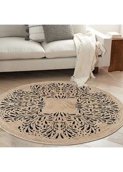 ABERTO DESIGN Dywan w kolorze czarno-beżowym ze sklepu Limango Polska w kategorii Dywany - zdjęcie 173955444