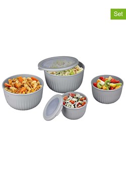 COOK CONCEPT Pojemniki (4 szt.) w kolorze szarym ze sklepu Limango Polska w kategorii Pojemniki kuchenne - zdjęcie 173956570