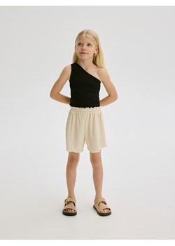 Reserved - Top na jedno ramię - czarny ze sklepu Reserved w kategorii Bluzki dziewczęce - zdjęcie 173957052