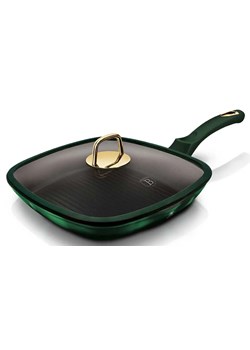 Zielona elegancka patelnia grillowa S5-P97 ze sklepu Edinos.pl w kategorii Naczynia - zdjęcie 173958751