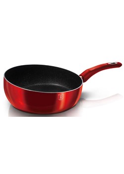 Aluminiowy czerwony wok na każdy typ kuchenki 26cm M3-M47 ze sklepu Edinos.pl w kategorii Naczynia - zdjęcie 173958914