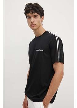 Armani Exchange t-shirt bawełniany męski kolor czarny z aplikacją 8NZTSG ZJ9AZ ze sklepu ANSWEAR.com w kategorii T-shirty męskie - zdjęcie 173961923