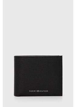 Tommy Hilfiger portfel skórzany męski kolor czarny AM0AM12515 ze sklepu ANSWEAR.com w kategorii Portfele męskie - zdjęcie 173962044