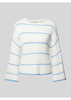 Sweter z dzianiny z okrągłym dekoltem model ‘GEENA’ ze sklepu Peek&Cloppenburg  w kategorii Swetry damskie - zdjęcie 173962364