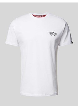 T-shirt z nadrukiem z logo ze sklepu Peek&Cloppenburg  w kategorii T-shirty męskie - zdjęcie 173962523