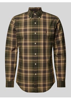 Koszula casualowa o kroju custom fit z kołnierzykiem typu button down ze sklepu Peek&Cloppenburg  w kategorii Koszule męskie - zdjęcie 173962544