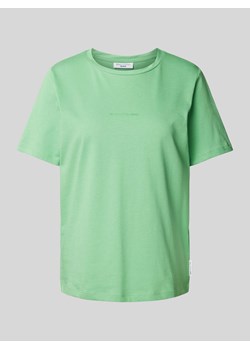 T-shirt z nadrukiem z logo ze sklepu Peek&Cloppenburg  w kategorii Bluzki damskie - zdjęcie 173962604