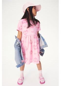 H & M - Dżersejowa sukienka z nadrukiem - Różowy ze sklepu H&M w kategorii Sukienki dziewczęce - zdjęcie 173962840
