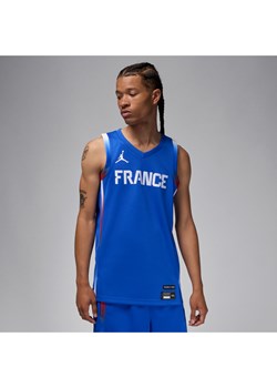 Męska koszulka do koszykówki Jordan Nike Francja Limited (wersja wyjazdowa) - Niebieski ze sklepu Nike poland w kategorii T-shirty męskie - zdjęcie 173963061