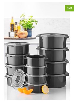 Violeta Home Pojemniki (12 szt.) w kolorze szarym ze sklepu Limango Polska w kategorii Pojemniki kuchenne - zdjęcie 173963230