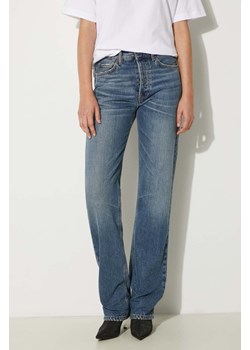Fiorucci jeansy Mid Blue Straight Fit Jeans damskie high waist W01FPDJE075DN01DN02 ze sklepu PRM w kategorii Jeansy damskie - zdjęcie 173964554