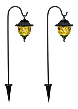 Garden Hero Solarne lampy ogrodowe (2 szt.) - wys. 70 cm ze sklepu Limango Polska w kategorii Kolczyki - zdjęcie 173965571