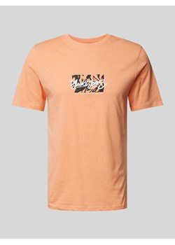 T-shirt z nadrukiem z logo ze sklepu Peek&Cloppenburg  w kategorii T-shirty męskie - zdjęcie 173966604