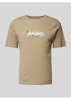 T-shirt z nadrukiem z logo ze sklepu Peek&Cloppenburg  w kategorii T-shirty męskie - zdjęcie 173966634