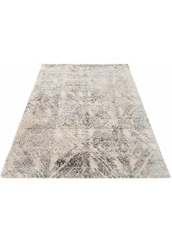 Wzorzysty kremowy dywan w skandynawskim stylu - Undo 6X ze sklepu Edinos.pl w kategorii Dywany - zdjęcie 173967703