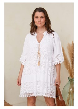 Curvy Lady Sukienka w kolorze białym ze sklepu Limango Polska w kategorii Sukienki - zdjęcie 173968393