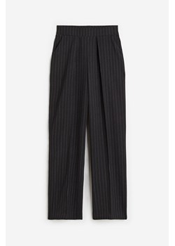 H & M - Eleganckie spodnie z wysoką talią - Szary ze sklepu H&M w kategorii Spodnie damskie - zdjęcie 173969540
