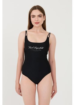KARL LAGERFELD Czarny strój kąpielowy Hotel Karl Swimsuit, Wybierz rozmiar L ze sklepu outfit.pl w kategorii Stroje kąpielowe - zdjęcie 173970291