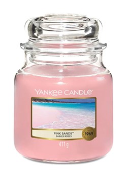 Yankee Candle Świeca zapachowa &quot;Pink Sands&quot; - 411 g ze sklepu Limango Polska w kategorii Świece i dyfuzory - zdjęcie 173970793