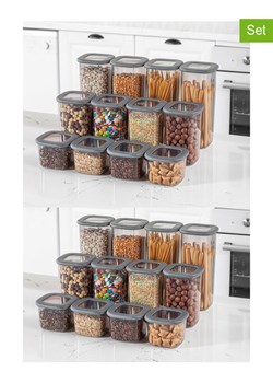 Violeta Home Pojemniki (24 szt.) w kolorze szarym ze sklepu Limango Polska w kategorii Pojemniki kuchenne - zdjęcie 173971081