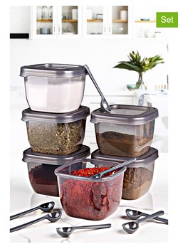 Violeta Home Pojemniki (6 szt.) w kolorze szarym - 550 ml ze sklepu Limango Polska w kategorii Pojemniki kuchenne - zdjęcie 173971502