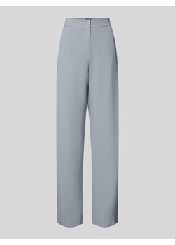 Spodnie materiałowe z prostą nogawką i tkanym wzorem ze sklepu Peek&Cloppenburg  w kategorii Spodnie damskie - zdjęcie 173976561