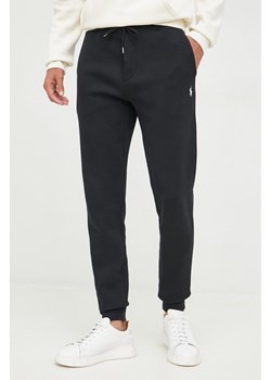 Polo Ralph Lauren spodnie dresowe męskie kolor czarny gładkie ze sklepu PRM w kategorii Spodnie męskie - zdjęcie 173978021