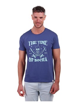 The Time of Bocha Koszulka w kolorze niebieskim ze sklepu Limango Polska w kategorii T-shirty męskie - zdjęcie 173979184