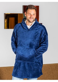 Profiline Koc z kapturem w kolorze niebiesko-białym - 160 x 122 cm ze sklepu Limango Polska w kategorii Koce i pledy - zdjęcie 173979953
